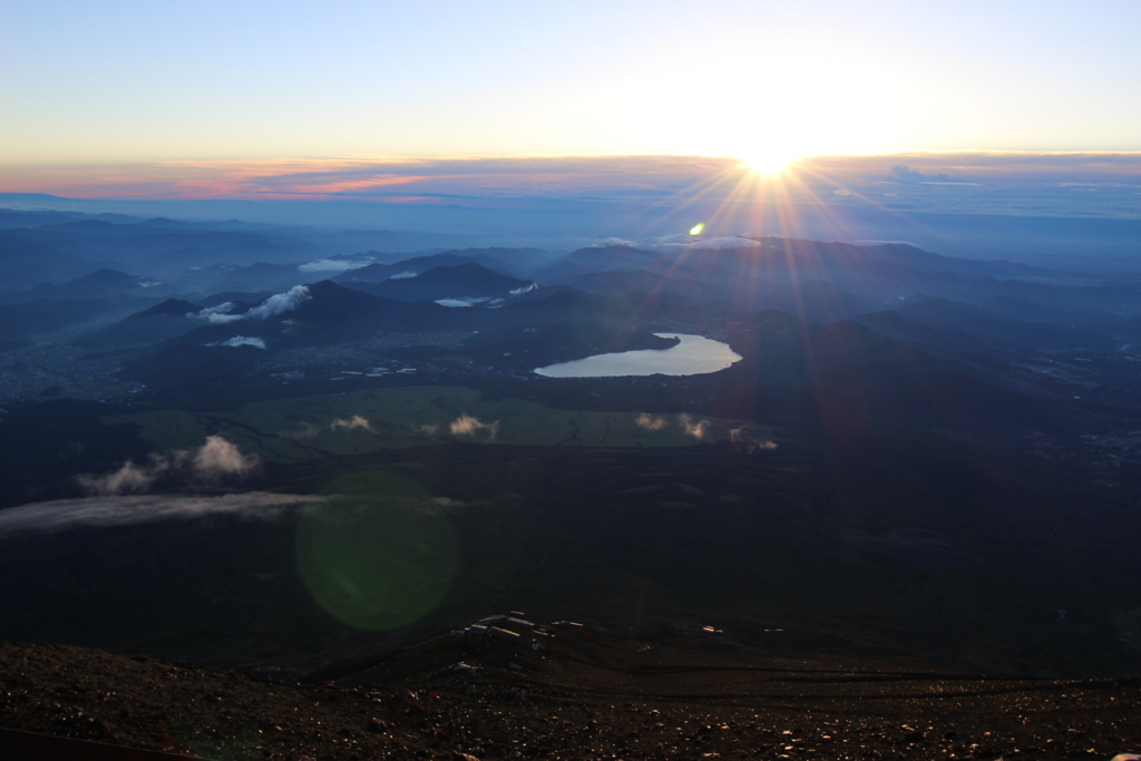 チャレンジ　富士登山　９