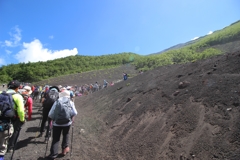 チャレンジ　富士登山　３