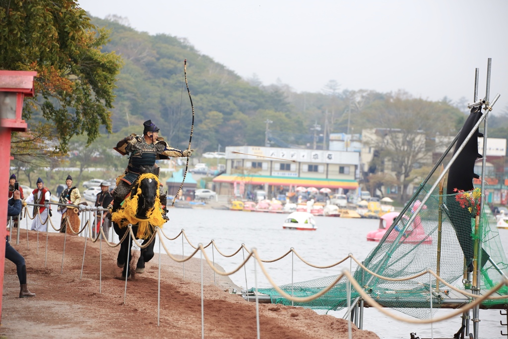 赤城神社秋季例大祭　流鏑馬　４