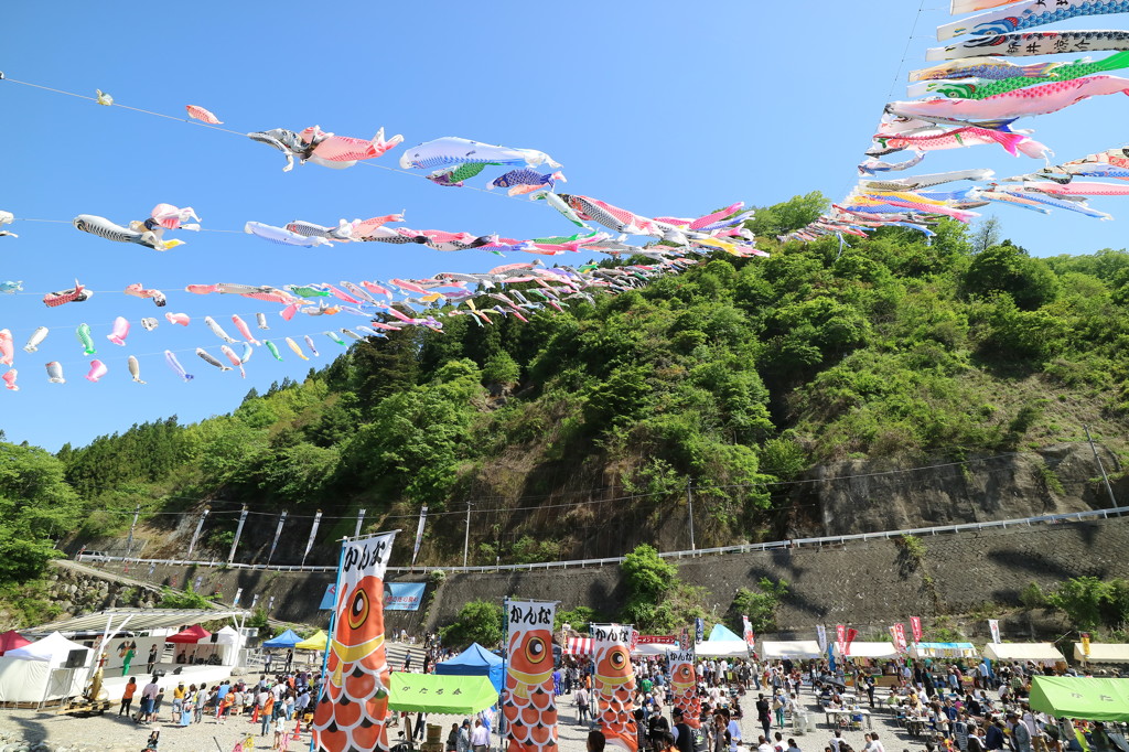 神流（かんな）町　鯉のぼり祭り　３