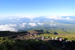 チャレンジ　富士登山　４