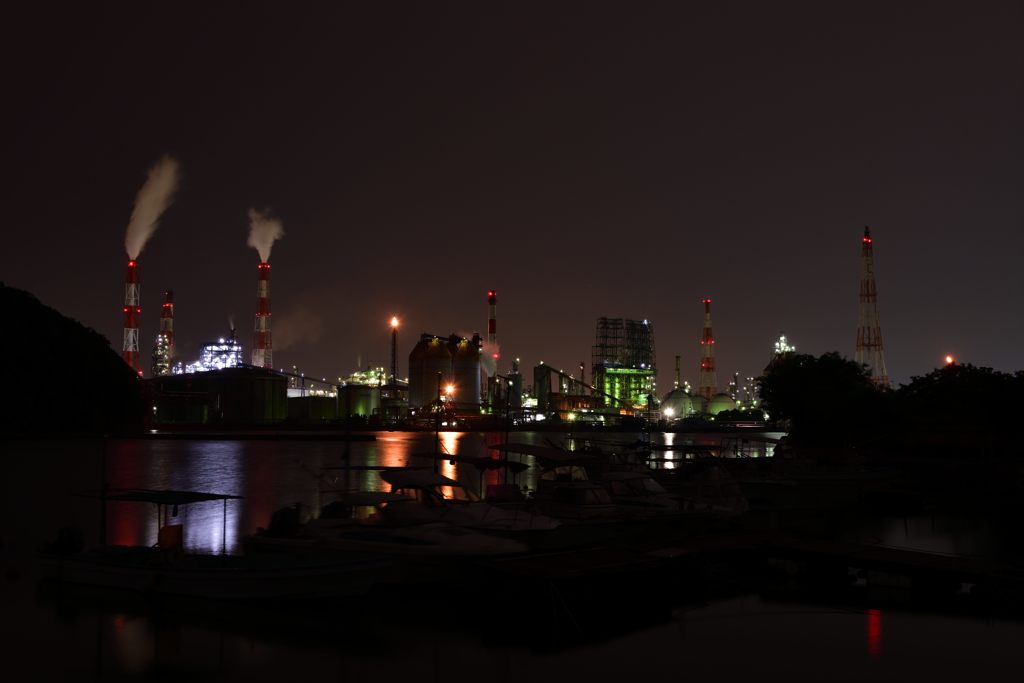 水島コンビナート地帯-2