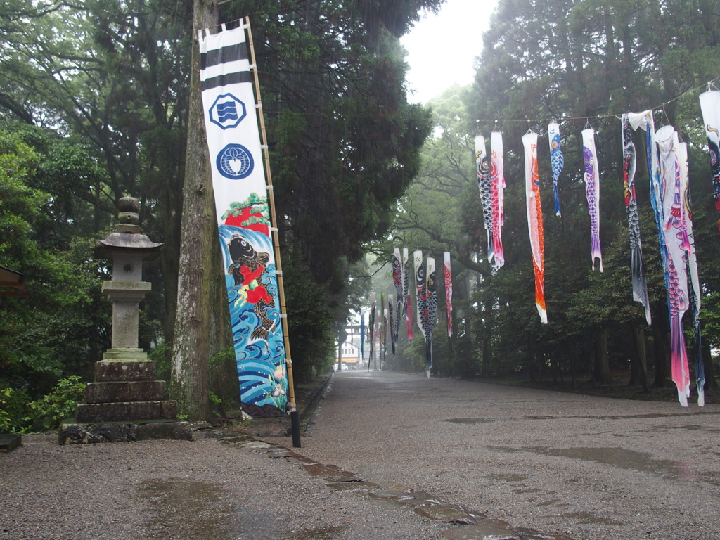 都農神社の参道