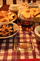 えりんぎを焼くばんごはん　