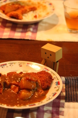 カツカレーのばんごはん