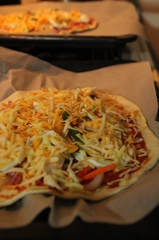 雪の降る夜はピザ！　クリスマスかい！（Before)