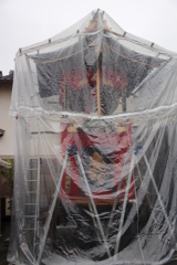 雨の日のお祭り