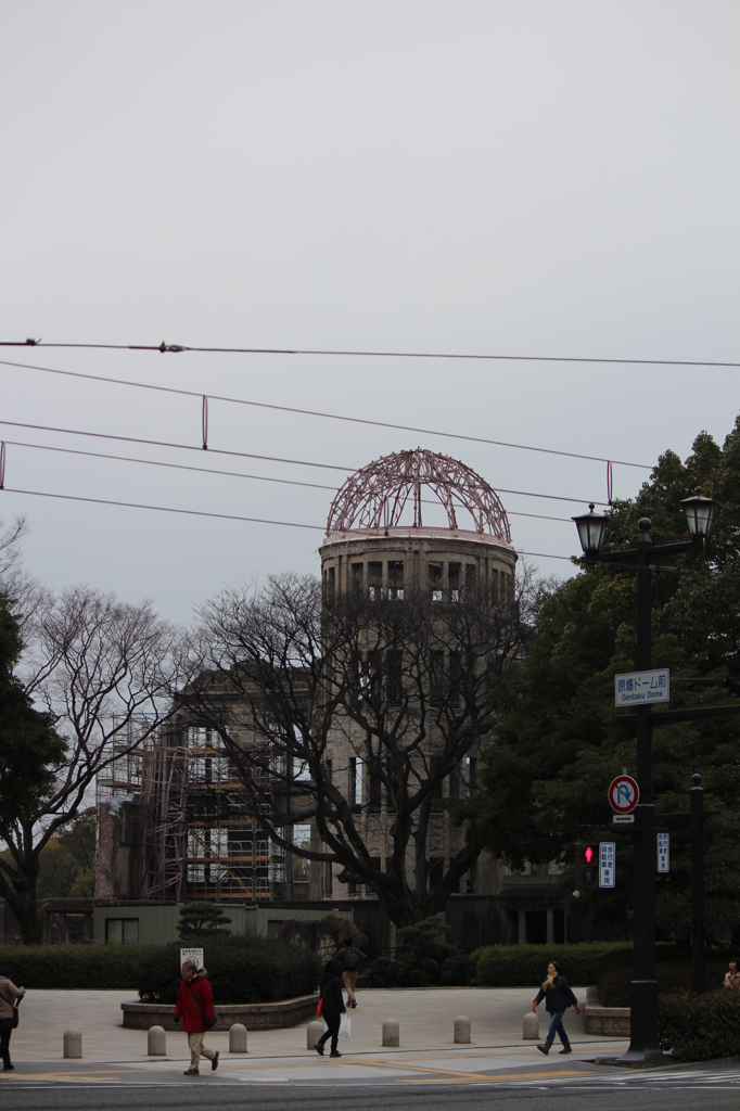 工事中原爆ドーム