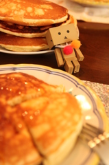 ホットケーキのおひるごはん