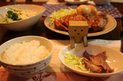 焼き豚のばんごはん