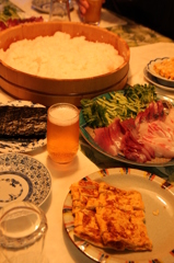 手巻き寿司@実家 手巻き寿司@実家