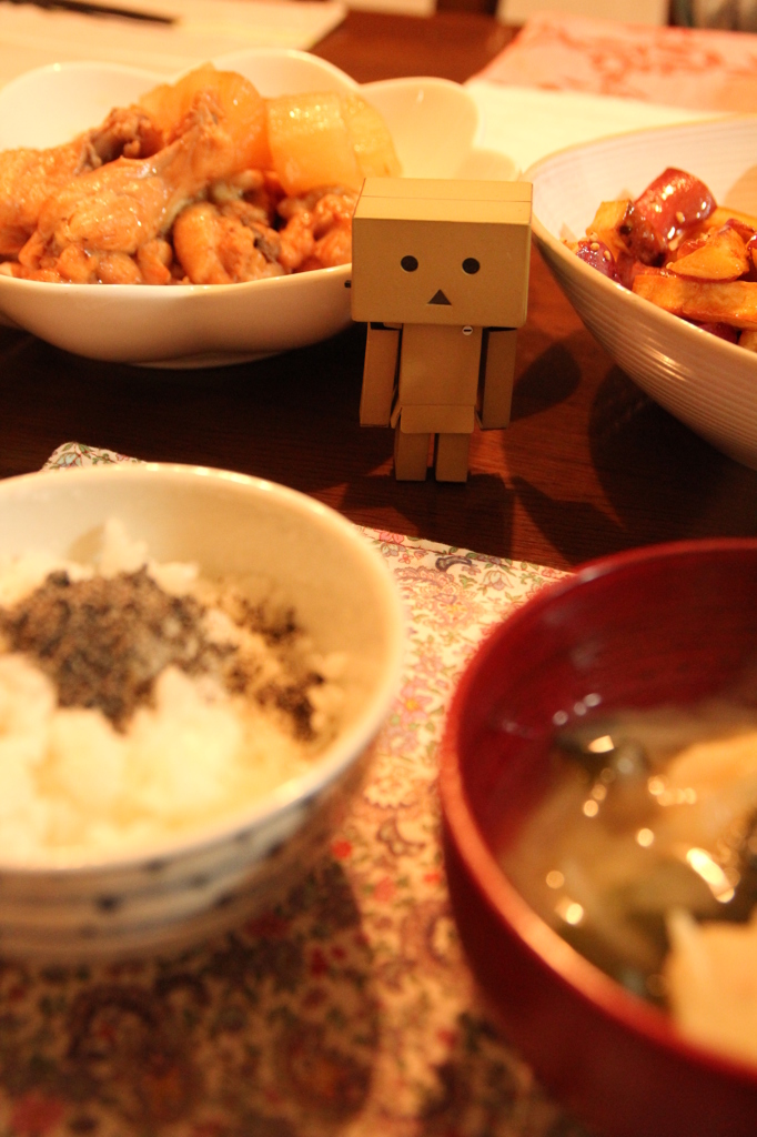 やっとじぶんちのばんごはん