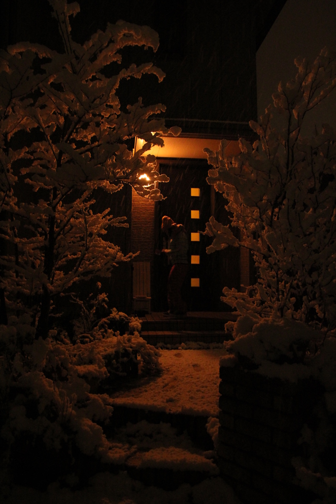 だまって降ってきた