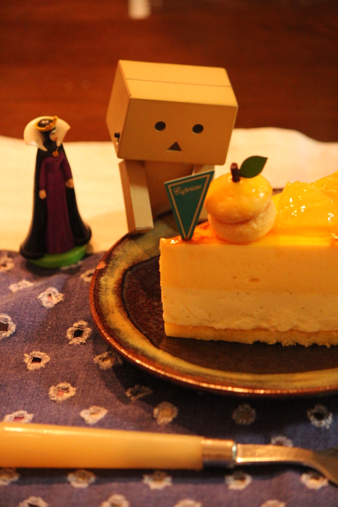 オレンジとチョコのムース