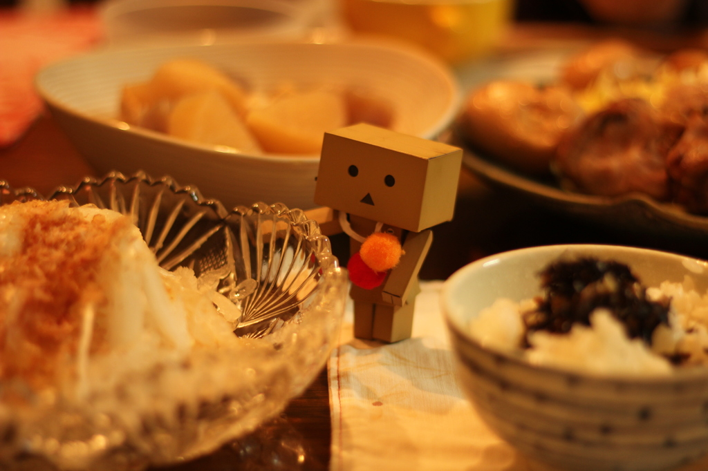 しんたまのばんごはん