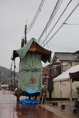 雨の日のお祭り