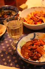 ハッシュドビーフのばんごはん