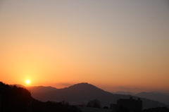 夕日
