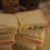 サンドイッチのお昼ごはん