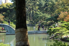 家族連れ＠縮景園