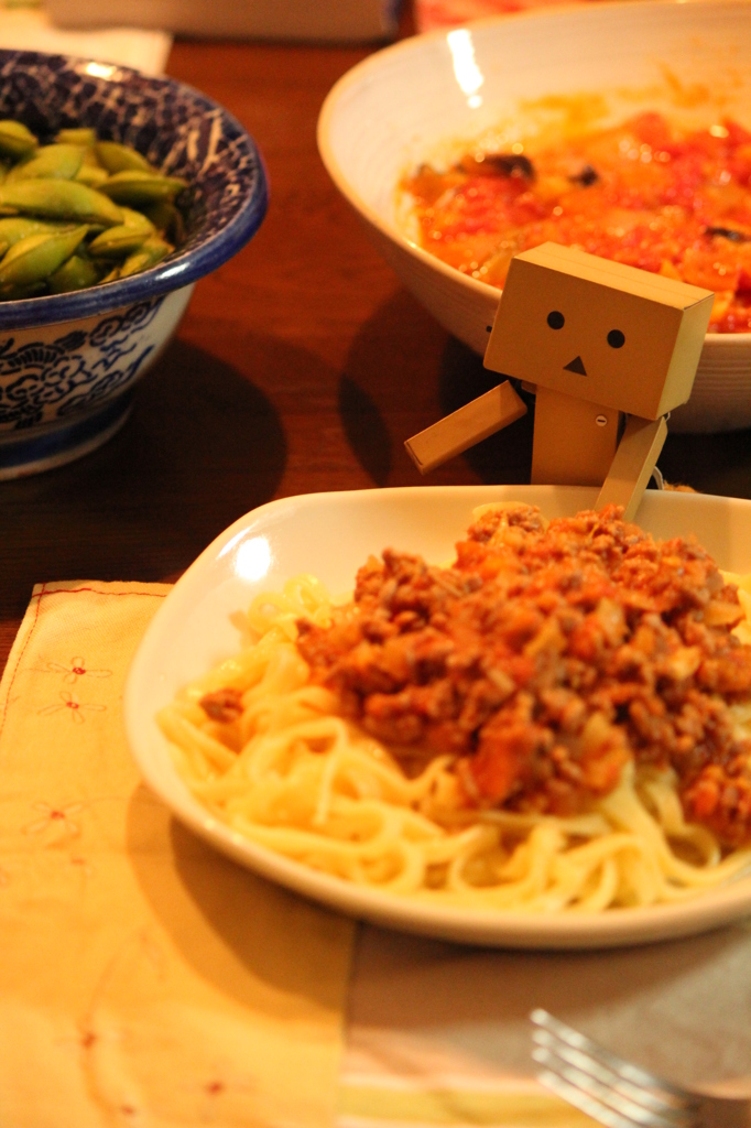 トマト三昧。生パスタのばんごはん