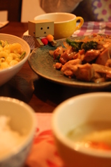 鶏肉のオイスターソースいためのばんごはん