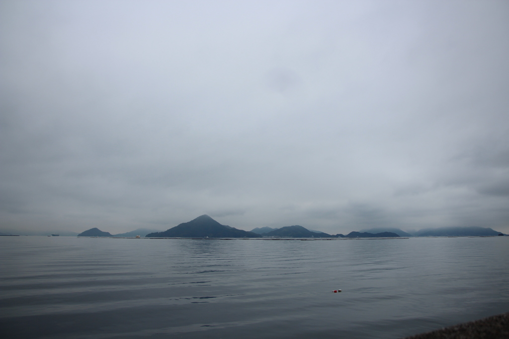 沖の方