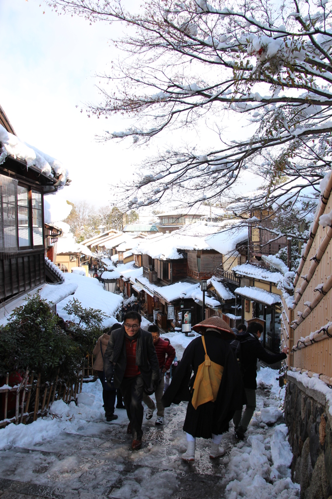 おお。すべる。＠東山