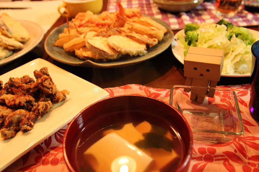 ちいさすぎて悲しい牡蠣のからあげのばんごはん