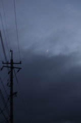 あら。もう曇っちゃった。