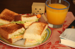 ホットサンドのおひるごはん