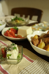 冷奴のばんごはん