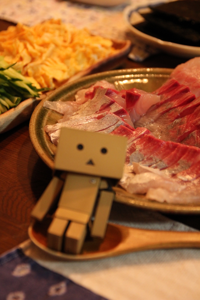 ひらまさの手巻き寿司のばんごはん