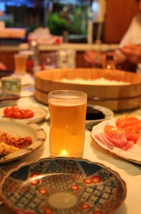 実家ばんごはん　手巻き