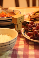 ぶどうのあるばんごはん