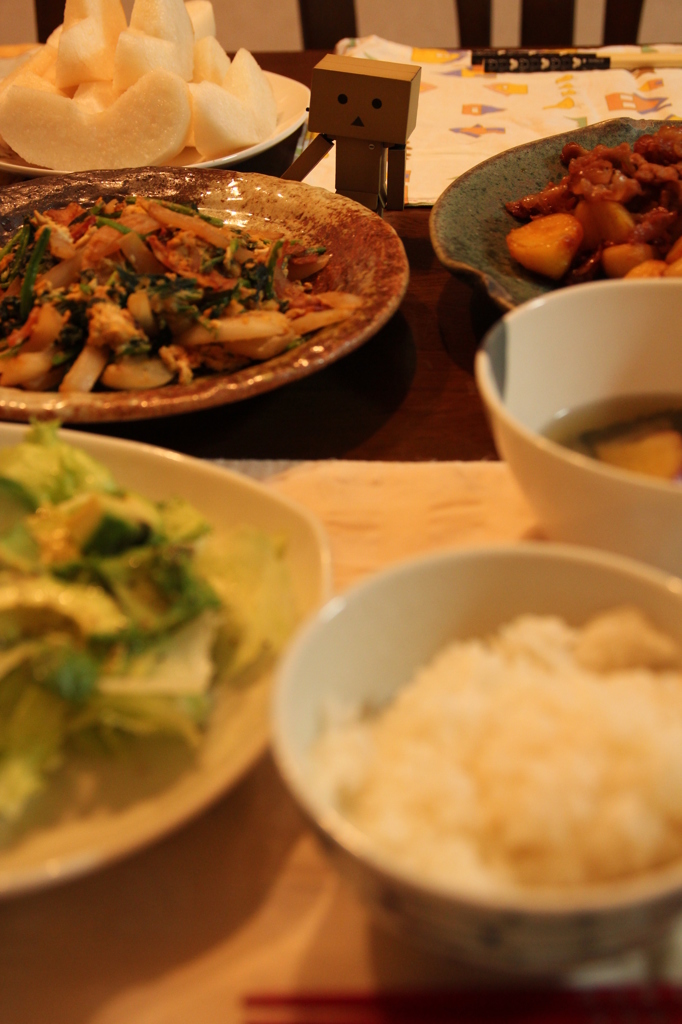 おなかいっぱいのばんごはん