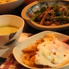 ピーマンとこんにゃく炒めのばんごはん