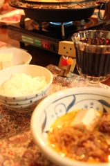 すきやきのばんごはん