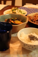 揚げびたしのばんごはん