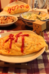 祈るオムライス