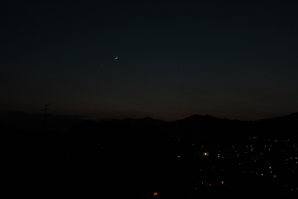 三日月の夜