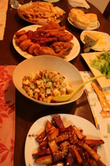 クリスマスチキンの晩御飯 クリスマスチキンの晩御飯