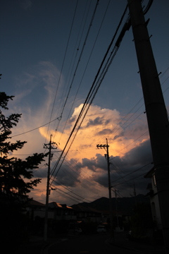 晩夏の空