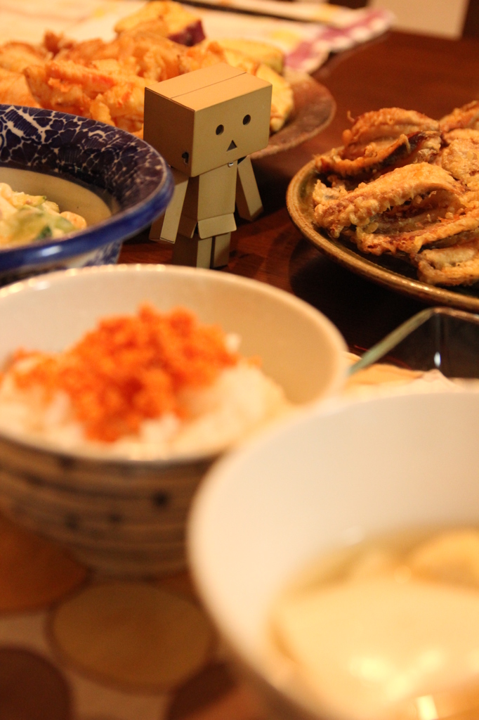 てんぷらになったばんごはん