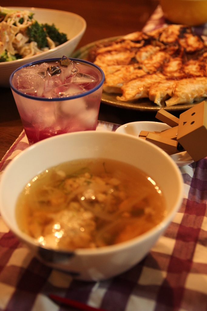 ぎょうざのばんごはん