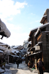雪の東山