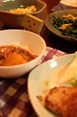 カレーもあるばんごはん