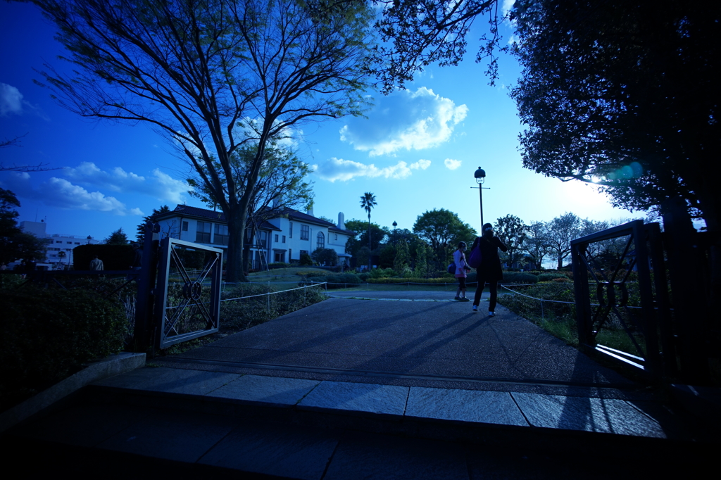 青い空と雲