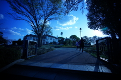 青い空と雲