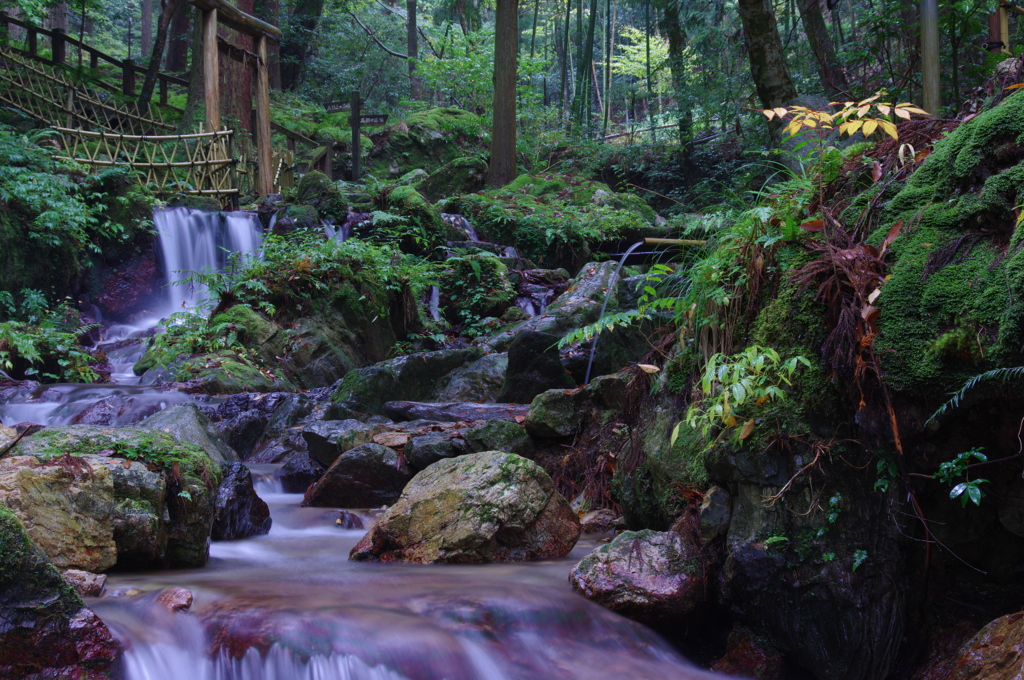 瓜割の滝　③